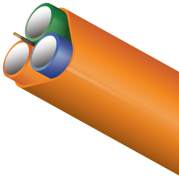 FuturePath configuration consisting of 2, 3, or 4 conduits, available in a variety of sizes and wall types. A perfect choice for customers who would like to plan for future possibilities using larger standard fiber cables.