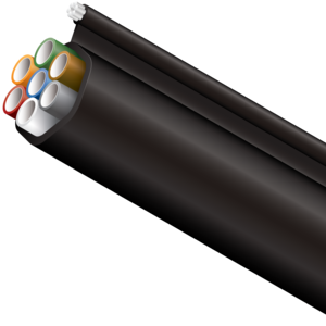 For a fast installation and the lowest deployment cost, nothing beats FuturePath Figure-8. Constructed with factory bundled MicroDucts and a polyethylene oversheath that incorporates a 1/4" Extra High Strength Galvanized Steel Strand. 
