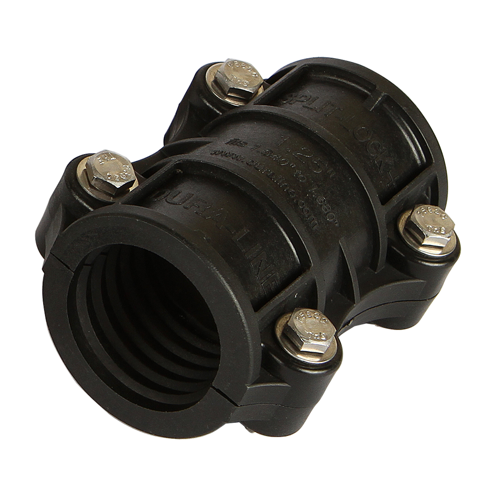 The Split-Lock + is a split coupler produced from a glass fiber reinforced nylon resin. The coupler is heat and UV stabilized, and offers excellent impact strength. It’s reusable and is ideal for temporarily coupling conduits, particularly at slack-loop locations, and also for air-assisted jetting applications. The coupler is easily assembled using a 7/16” nut driver.