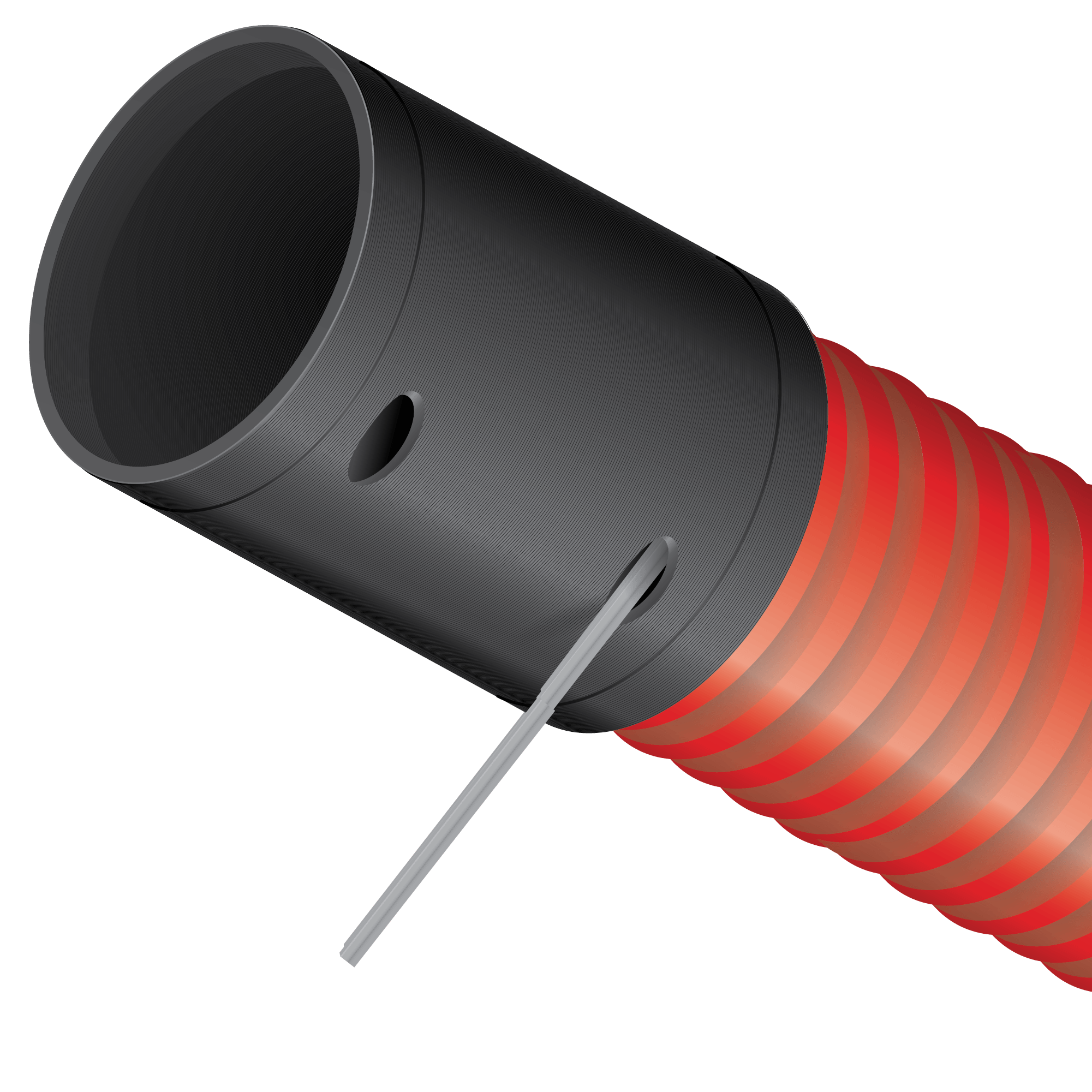 PowerGuard® Flex is lightweight, continuous length conduit for direct bury or concrete encasement. This product is ideal for use with low- and medium-voltage cables as per the requirements of CSA C22.2 No. 327. Currently available in 103mm (4").