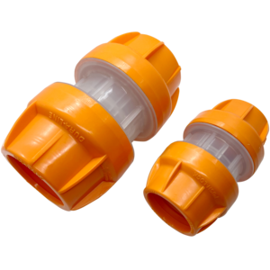 Experience the same fast and easy installation of our Push-Lock couplers now with a new, clear body design. Simply push the duct ends into the coupler for a locked and air-sealed assembly. Slightly shorter than the original Push-Lock, the Clear-Lock is ideal for pull boxes, vaults or other limited access areas. The non-metallic construction provides excellent corrosion resistance in buried or encased applications and also has desirable dielectric properties.