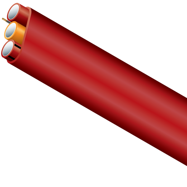 Available in a 3-way configuration, the center conduit (orange) provides the required 27 mm (1") separation between the two Power conduits. PowerGuard® Plus is part of our newest line of conduit products complete with a smooth outer wall, longitudinal inner ribs, and SILICORE® ULF inner lining for reduced coefficient of friction.