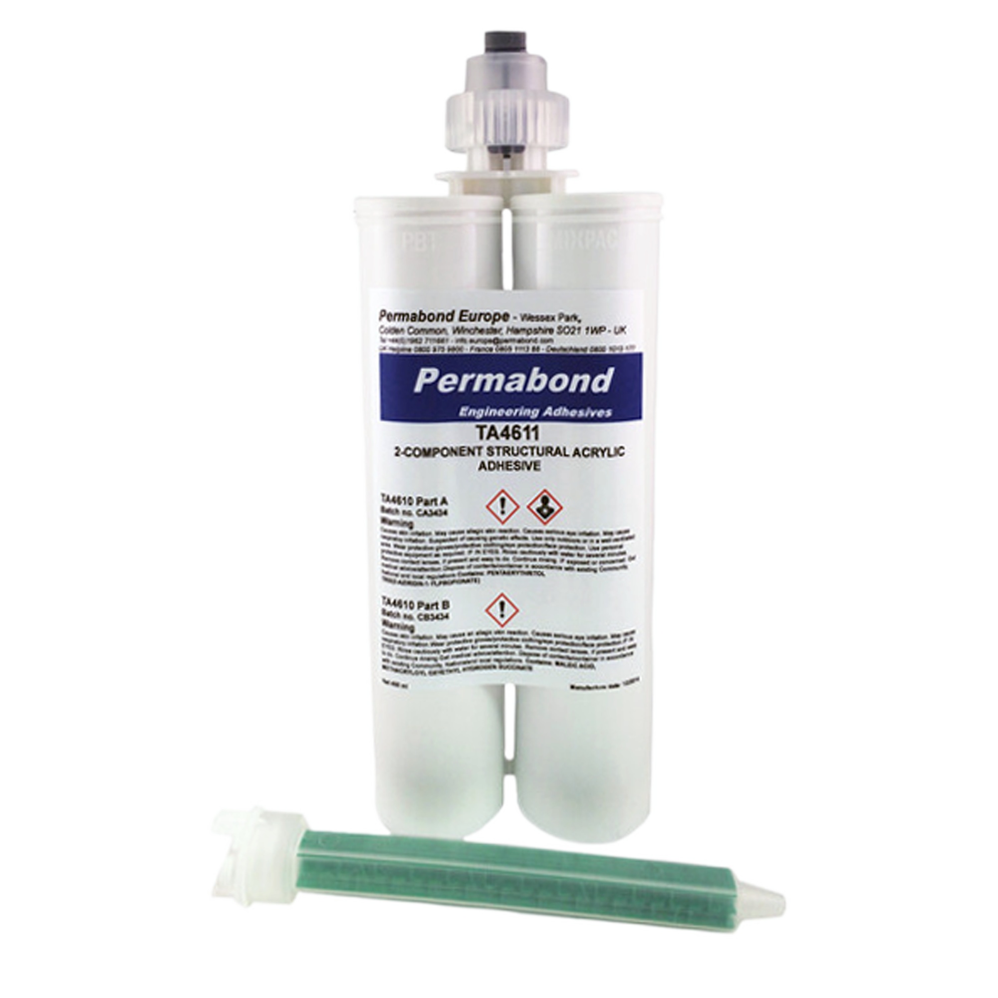A 2-part, 1:1 toughened acrylic adhesive that bonds and seals conduit connections