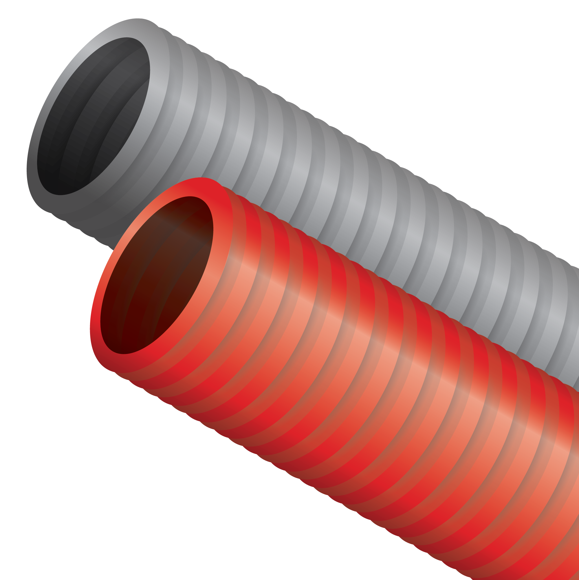 Smooth-Cor Flex combines the flexibility of corrugated with properties of Smoothwall, great for Power and Telecom applications.