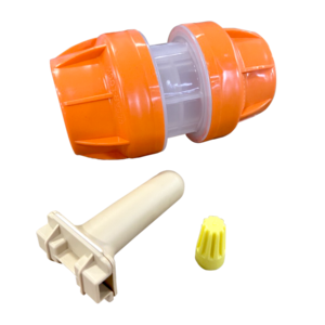 The Clear-Lock Couplers and PinPoint Splice kits in one simple package. All the advantages of the Clear-Lock couplers with water tight connectors for the PinPoint locatable duct in one simple kit.