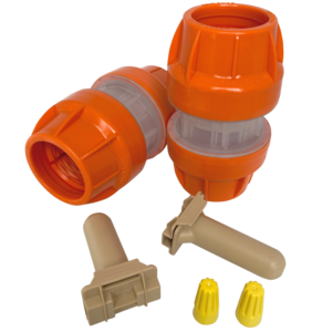 The Clear-Lock Couplers and PinPoint Splices in one simple package. All the advantages of the Clear-Lock couplers with water-tight connectors for the PinPoint locatable duct in one simple kit. A 2.50" kit is also available with our new Redi-Lock coupler.