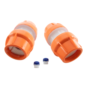 The Clear-Lock Couplers and PinPoint Splices in one simple package. All the advantages of the Clear-Lock couplers with water-tight connectors for the PinPoint locatable duct in one simple kit. A 2.50" kit is also available with our new Redi-Lock coupler.