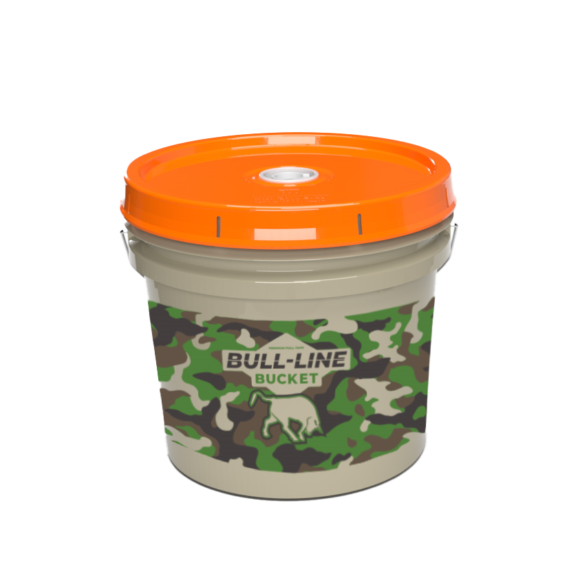 Bull-Line Bucket is Dura-Line’s proven Bull-Line 100% Polyester Pull Tape spooled in a 3.5-gallon bucket for convenient storage, transportation, and handling. Available with tensile ratings of 500, 1250, 1800, and 2500 lbs. – note, tape length varies according to tensile rating. Bull-Line Pull Tape is made in the USA.