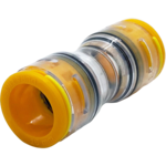 16mm Straight Coupler w/ Clip